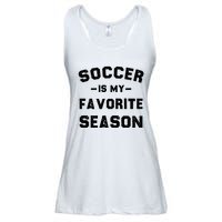 Soccer Is My Favorite Season Ladies Essential Flowy Tank