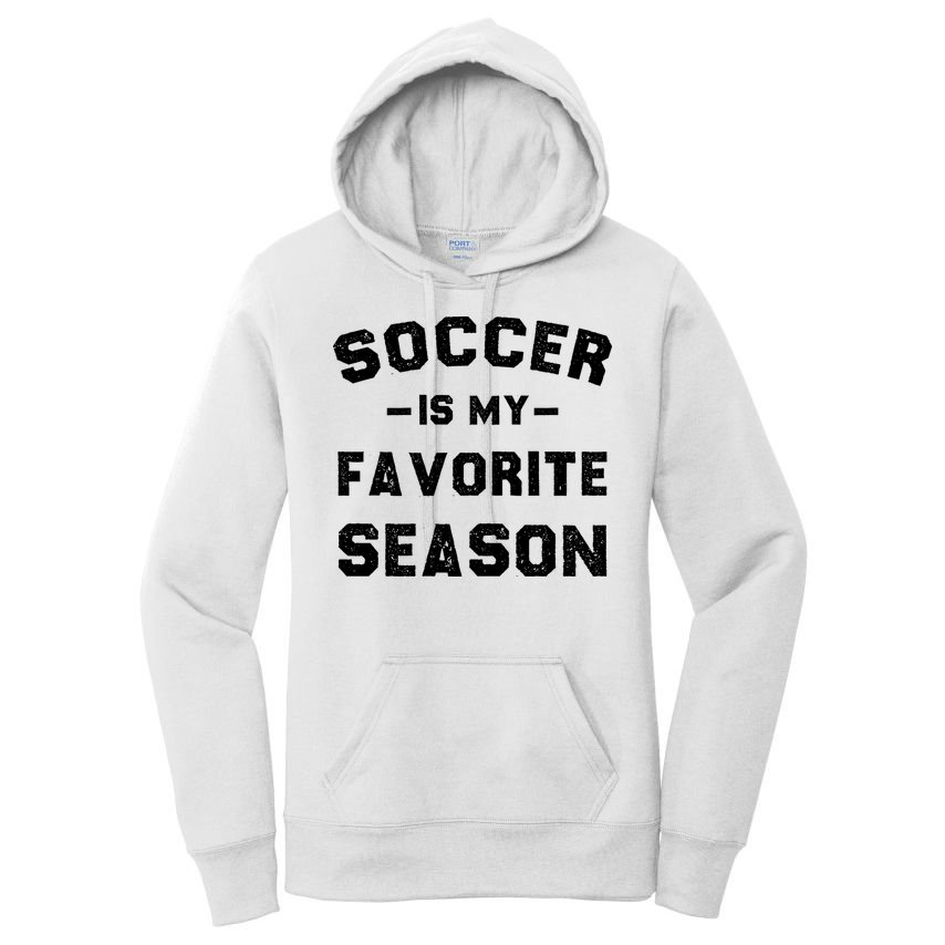 Soccer Is My Favorite Season Women's Pullover Hoodie