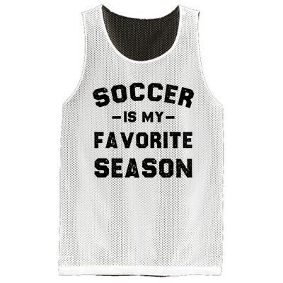 Soccer Is My Favorite Season Mesh Reversible Basketball Jersey Tank