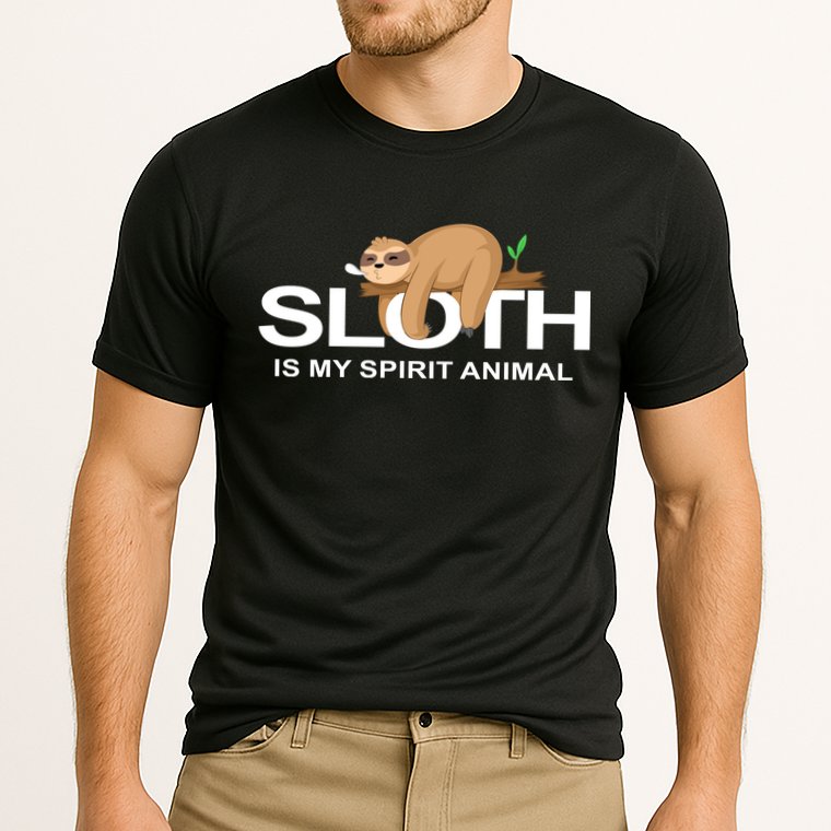SLOTH IS MY SPIRIT ANIMAL Cooling Performance Crew T-Shirt