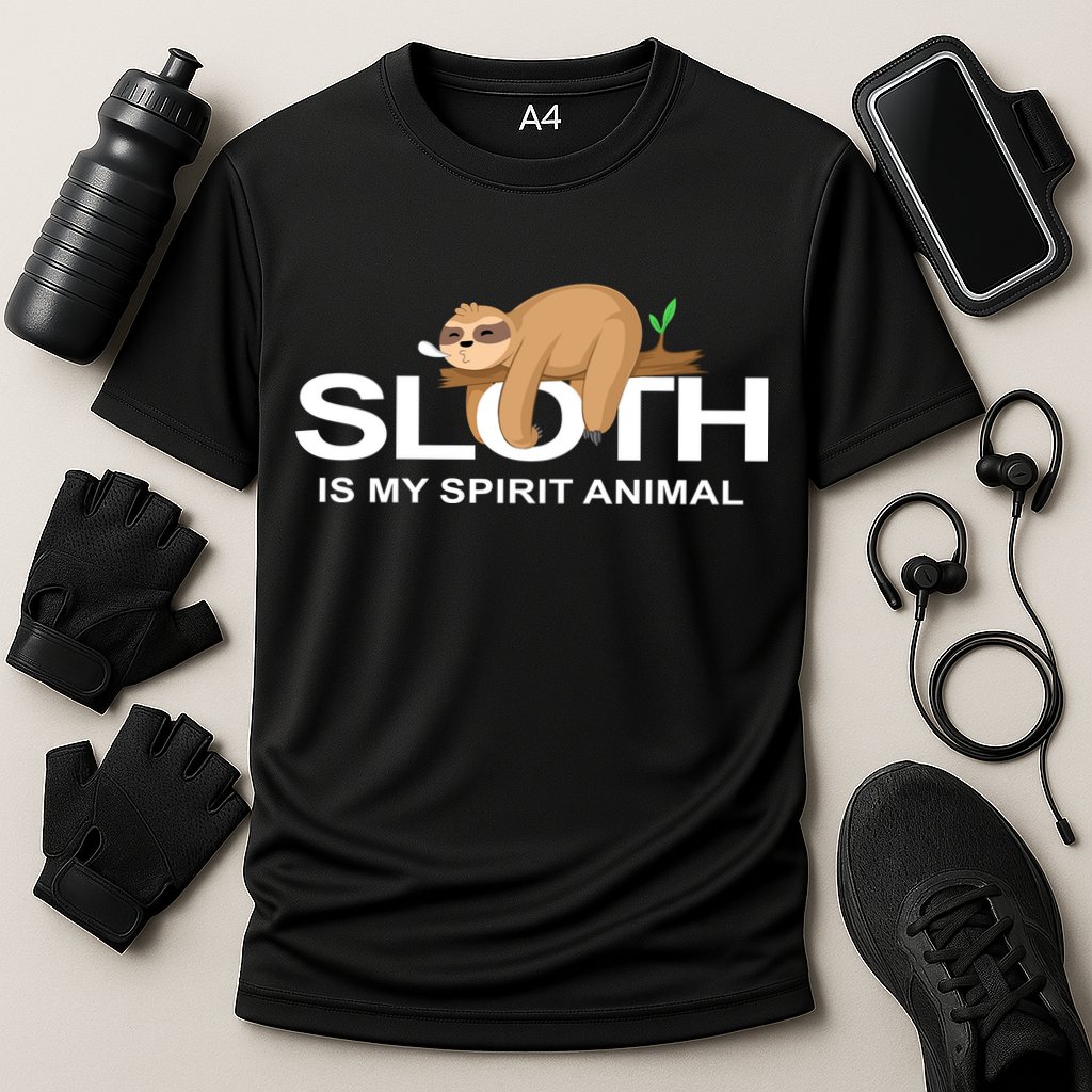 SLOTH IS MY SPIRIT ANIMAL Cooling Performance Crew T-Shirt