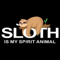 SLOTH IS MY SPIRIT ANIMAL Cooling Performance Crew T-Shirt