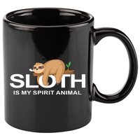 SLOTH IS MY SPIRIT ANIMAL 11oz C Handle Ceramic Mug