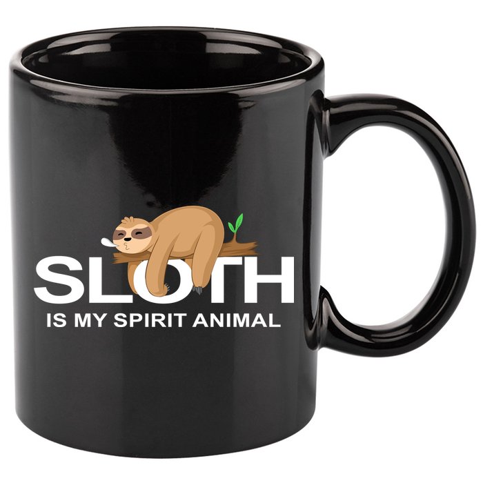 SLOTH IS MY SPIRIT ANIMAL 11oz C Handle Ceramic Mug