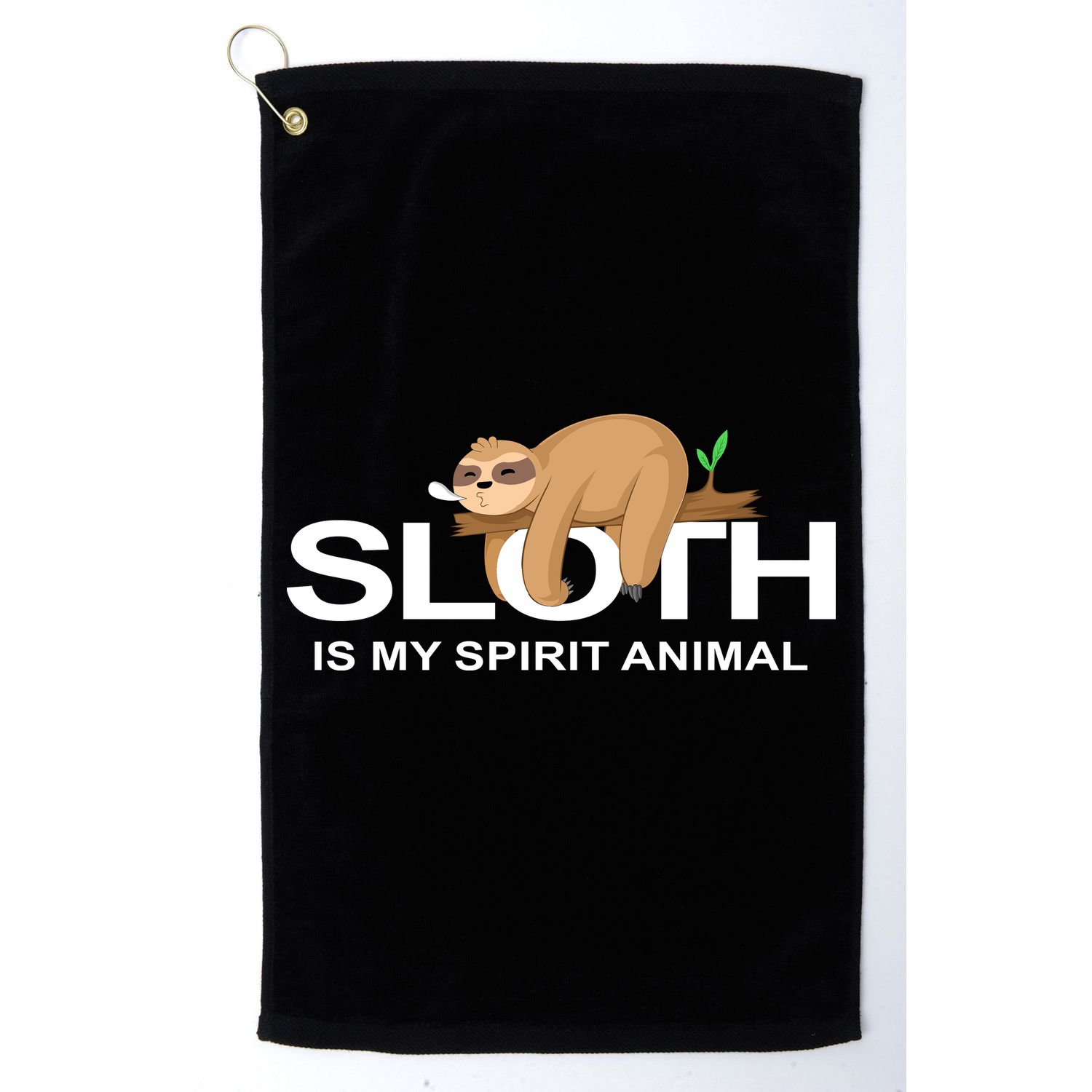 SLOTH IS MY SPIRIT ANIMAL Golf Towel