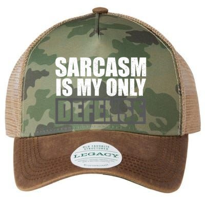 Sarcasm Is My Only Defense Legacy Tie Dye Trucker Hat