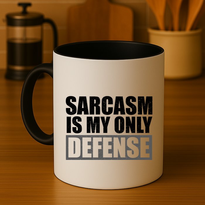 Sarcasm Is My Only Defense Mug