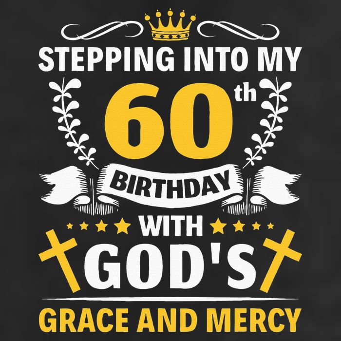 Stepping into my 60th birthday with gods grace and mercy Beanie