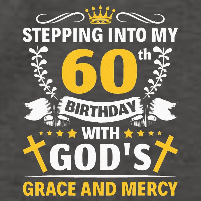 Stepping into my 60th birthday with gods grace and mercy Vector Backpack