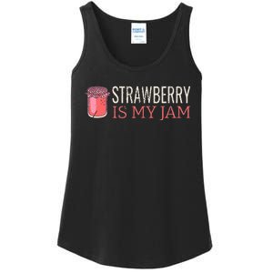 Strawberry Is My Jam For Strawberry Lover Ladies Essential Tank