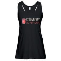 Strawberry Is My Jam For Strawberry Lover Ladies Essential Flowy Tank