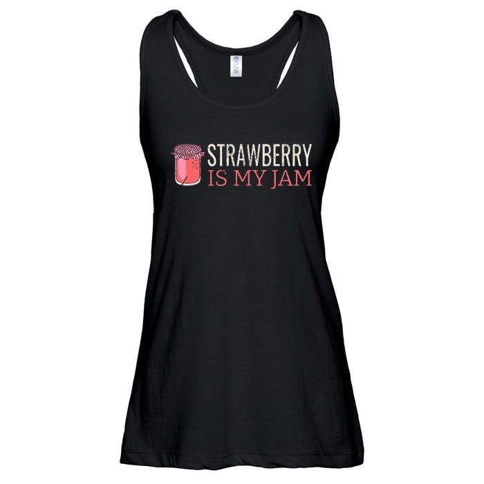 Strawberry Is My Jam For Strawberry Lover Ladies Essential Flowy Tank