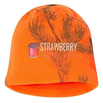 Strawberry Is My Jam For Strawberry Lover Kati - Camo Knit Beanie