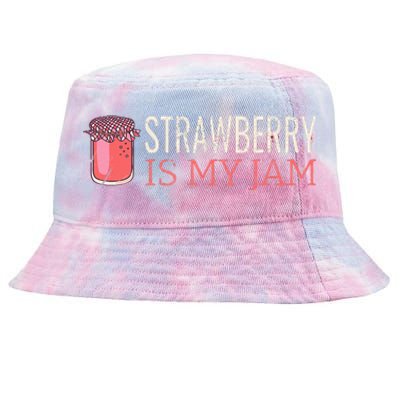 Strawberry Is My Jam For Strawberry Lover Tie-Dyed Bucket Hat