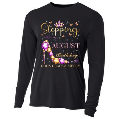 Stepping Into My August Birthday With Gods Grace And Mercy Cooling Performance Long Sleeve Crew