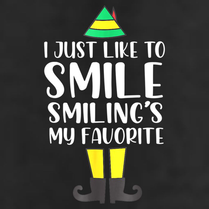Smiling Is My Favorite Christmas Elf Buddy Cool Comfort Performance Bucket Hat