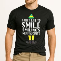 Smiling Is My Favorite Christmas Elf Buddy Performance Shirt