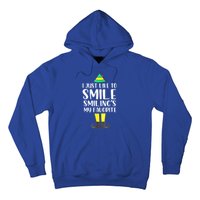 Smiling Is My Favorite Christmas Elf Buddy Hoodie