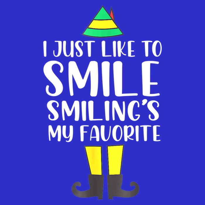 Smiling Is My Favorite Christmas Elf Buddy T-Shirt
