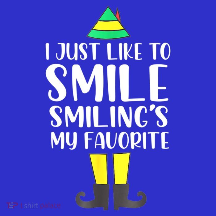 Smiling Is My Favorite Christmas Elf Buddy Poster