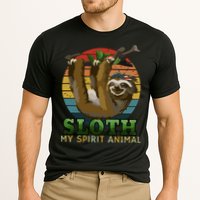 Sloth Is My Spirit Animal Funny Sloth Cooling Performance Crew T-Shirt