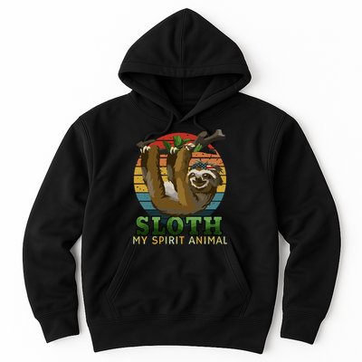 Sloth Is My Spirit Animal Funny Sloth Hoodie