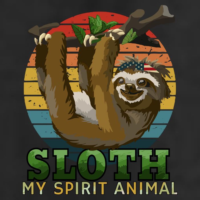 Sloth Is My Spirit Animal Funny Sloth Adult Drive Performance Visor