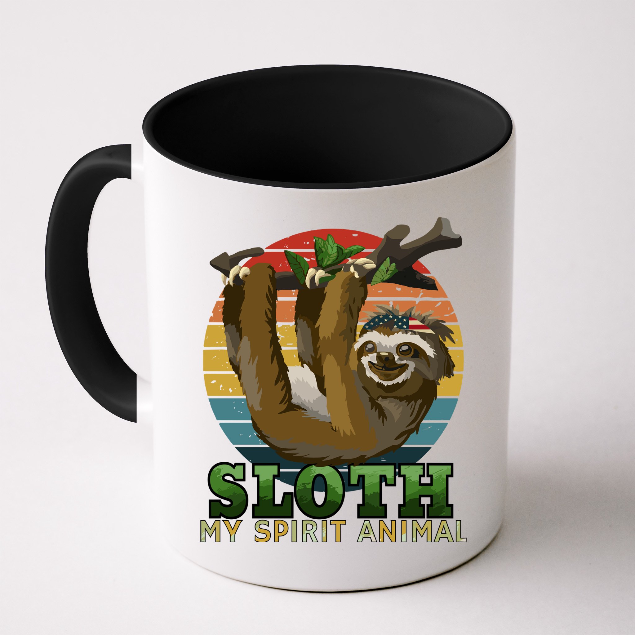 Sloth Is My Spirit Animal Funny Sloth Mug