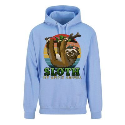 Sloth Is My Spirit Animal Funny Sloth Unisex Surf Hoodie