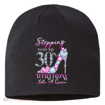 Stepping Into My 30th  Birthday Like A Queen Sustainable Beanie