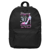 Stepping Into My 30th  Birthday Like A Queen 16 in Basic Backpack