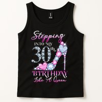 Stepping Into My 30th  Birthday Like A Queen Tank Top