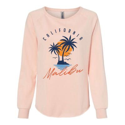 Summer In Malibu Beach Womens California Wash Sweatshirt