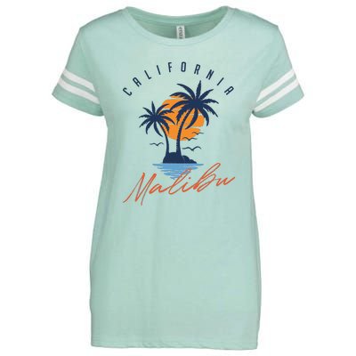 Summer In Malibu Beach Enza Ladies Jersey Football T-Shirt