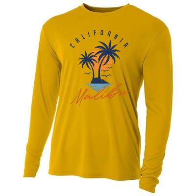 Summer In Malibu Beach Cooling Performance Long Sleeve Crew