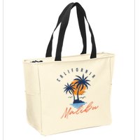 Summer In Malibu Beach Zip Tote Bag