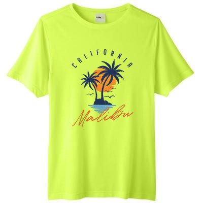 Summer In Malibu Beach Tall Fusion ChromaSoft Performance T-Shirt