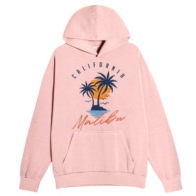 Summer In Malibu Beach Urban Pullover Hoodie