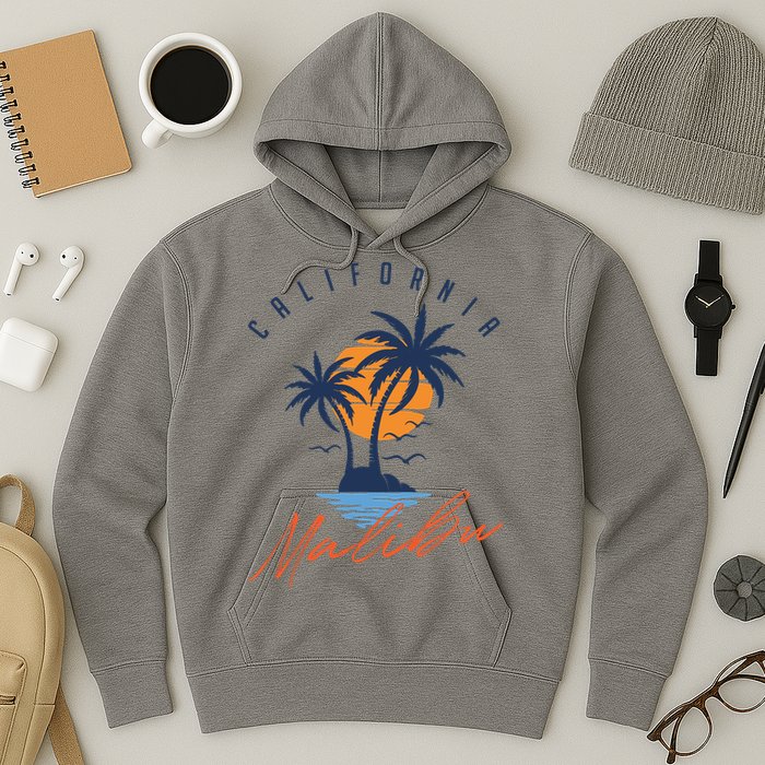 Summer In Malibu Beach Hoodie