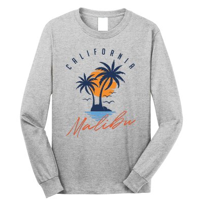 Summer In Malibu Beach Long Sleeve Shirt