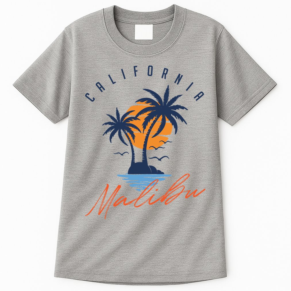 Summer In Malibu Beach Tall T-Shirt