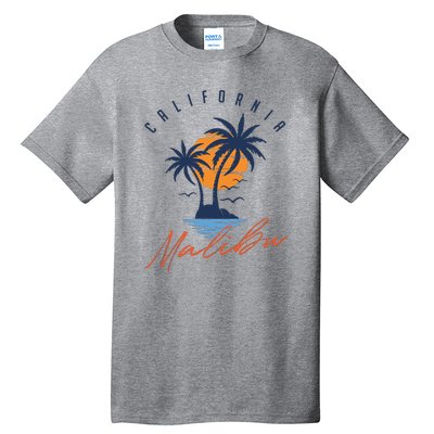 Summer In Malibu Beach Tall T-Shirt