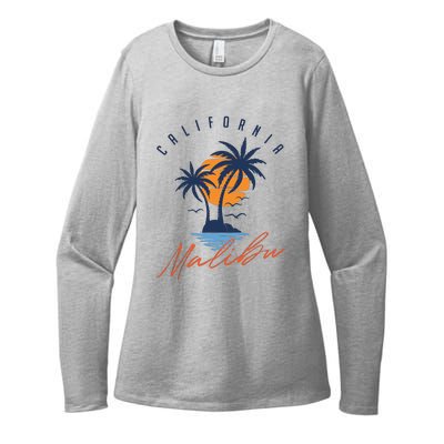 Summer In Malibu Beach Womens CVC Long Sleeve Shirt