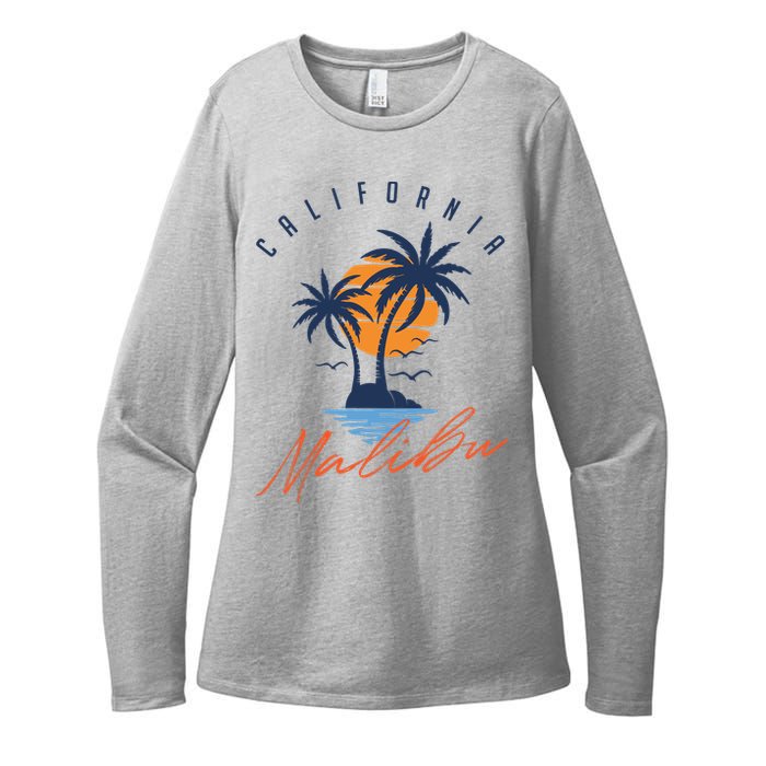 Summer In Malibu Beach Womens CVC Long Sleeve Shirt