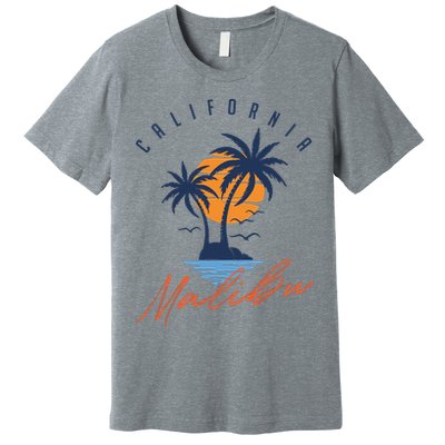 Summer In Malibu Beach Premium T-Shirt