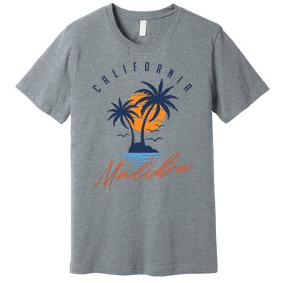 Summer In Malibu Beach Premium T-Shirt