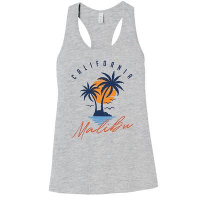 Summer In Malibu Beach Women's Racerback Tank