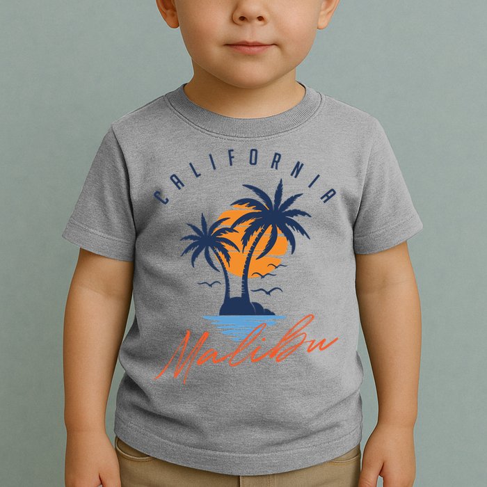 Summer In Malibu Beach Toddler T-Shirt