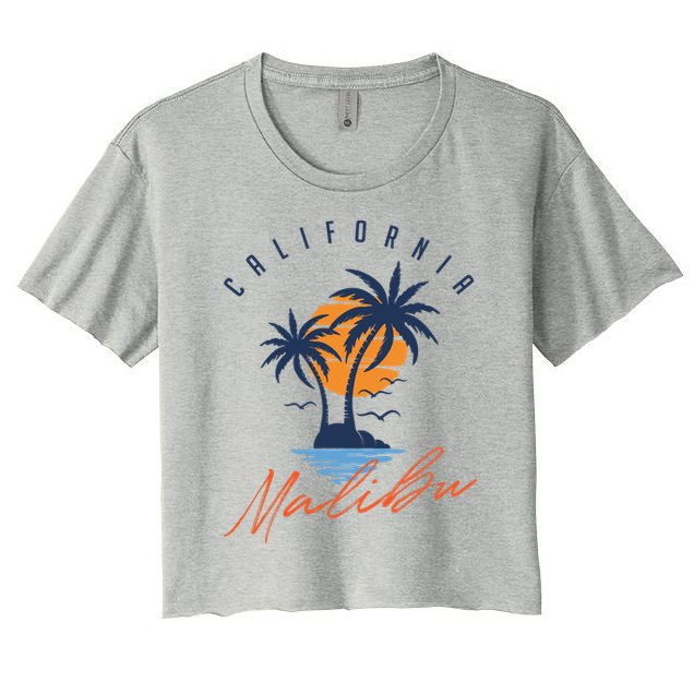 Summer In Malibu Beach Crop Top