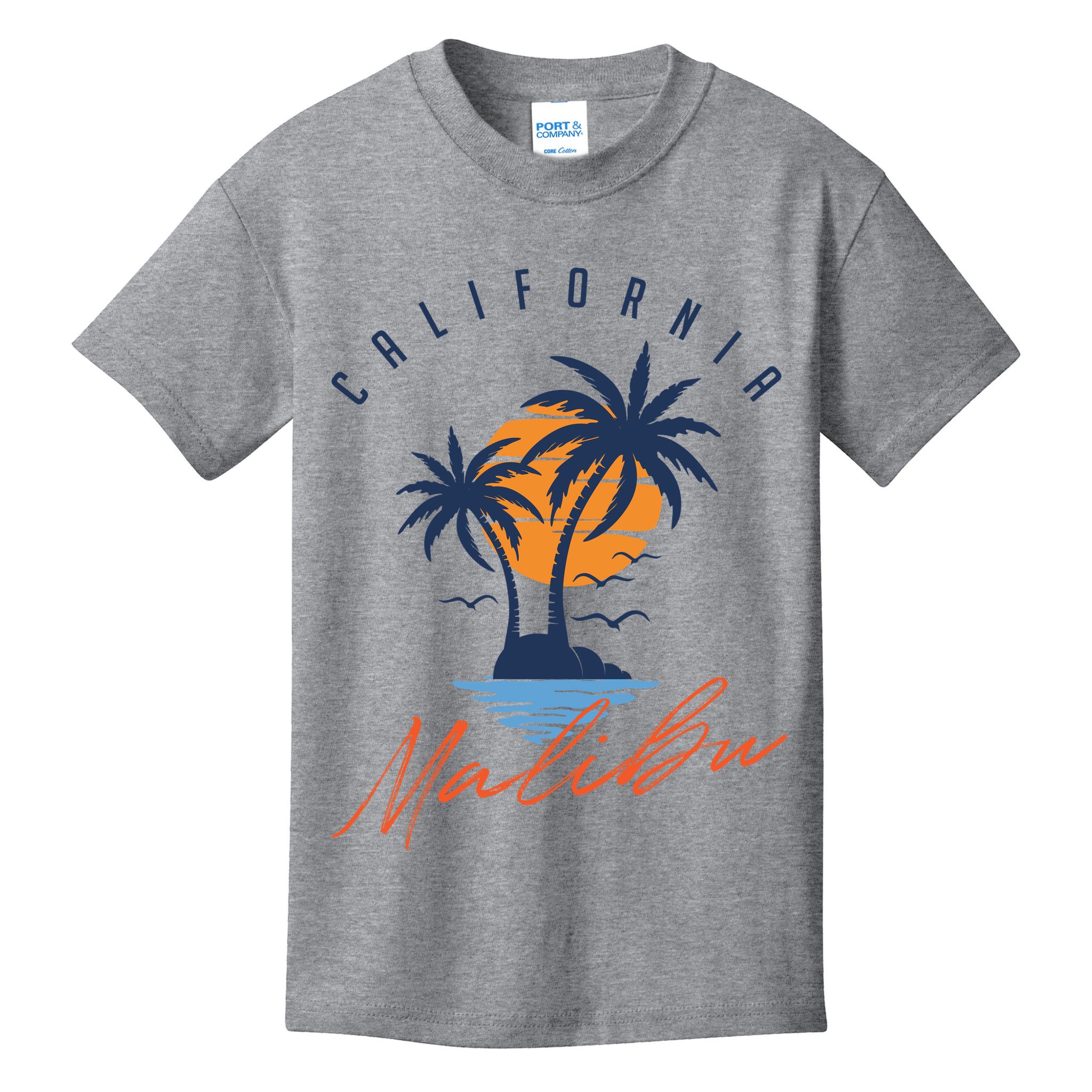 Summer In Malibu Beach Kids T-Shirt